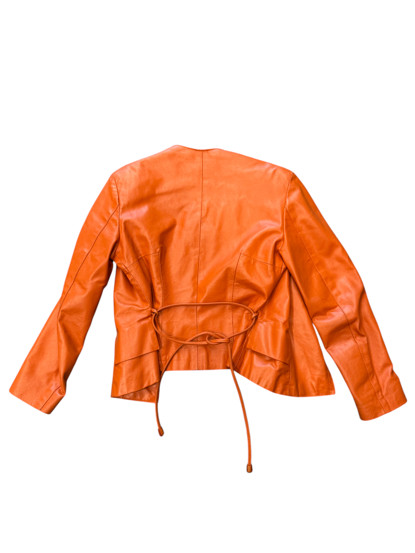 Leather Zip Up Jacket