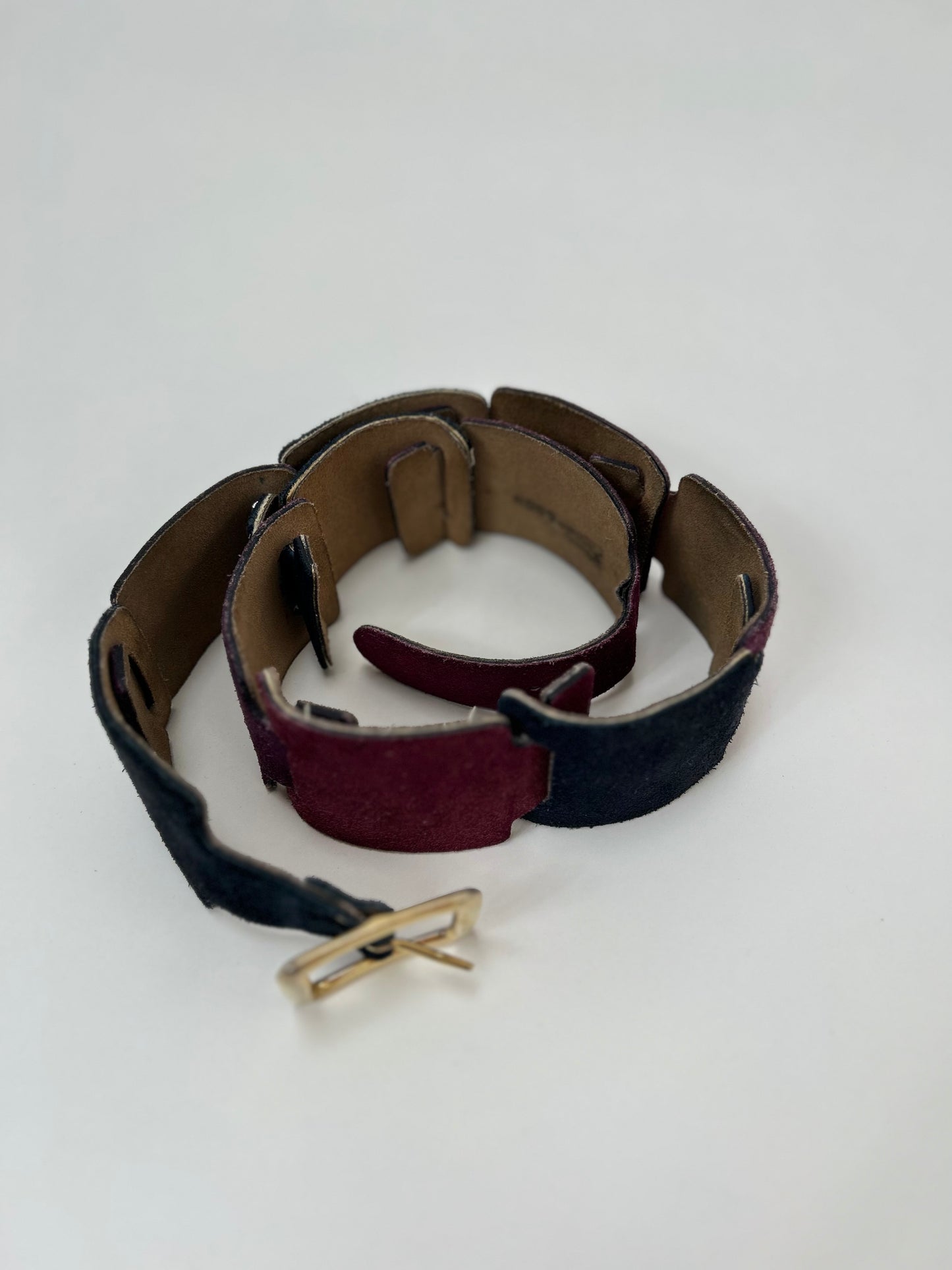 80'S Suede Loop Belt