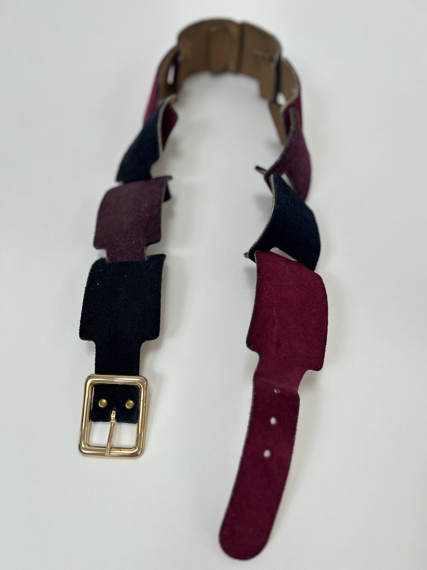 80'S Suede Loop Belt