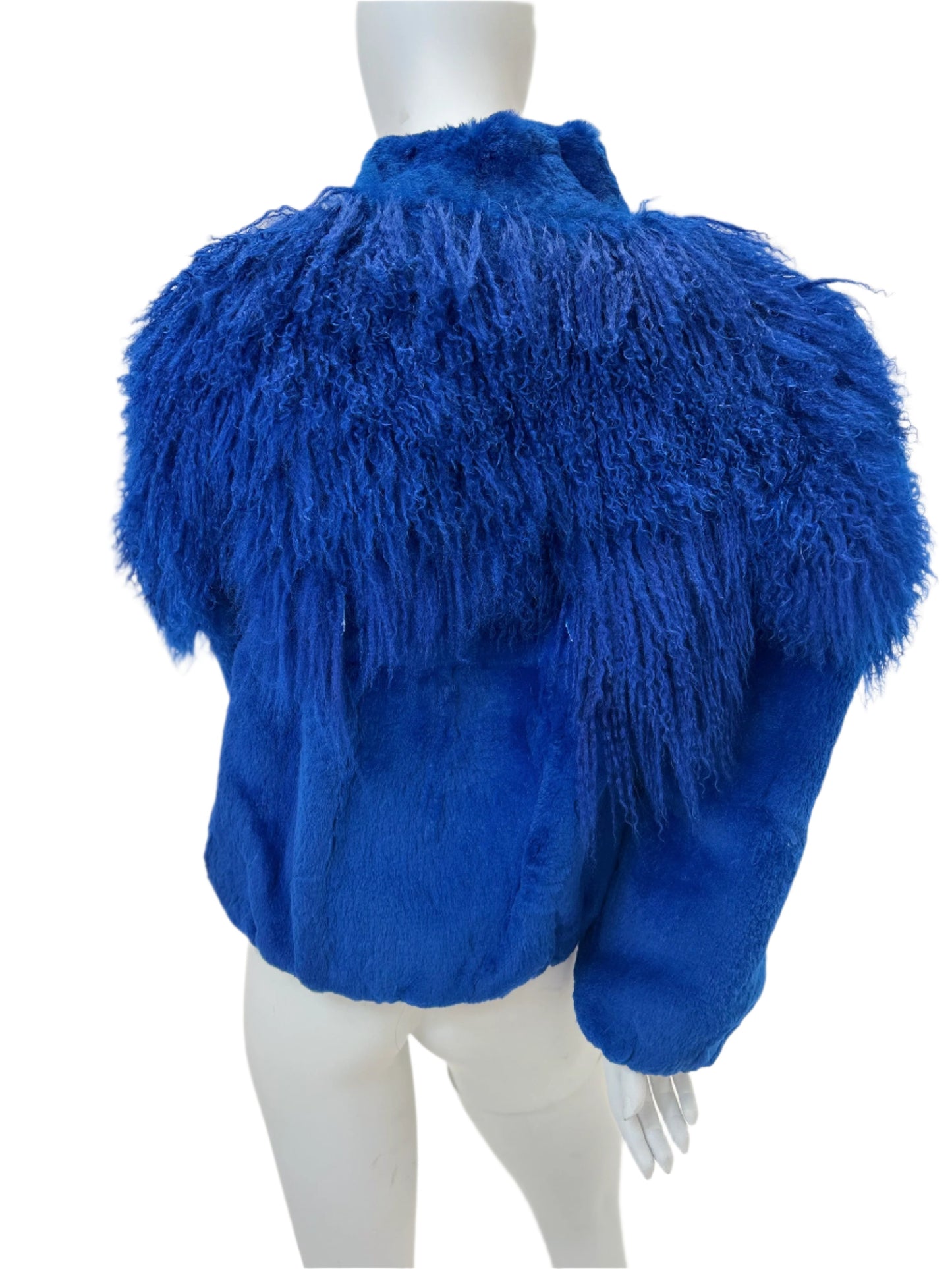 80'S Mongolian Sheep Fur Coat