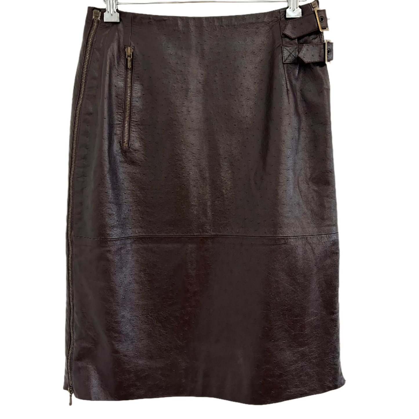 1990's John Galliano for Christian Dior Lambskin Skirt