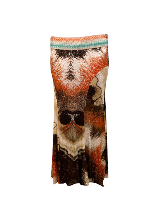 Class by Roberto Cavalli Moth-Wing Mesh Trumpet Skirt