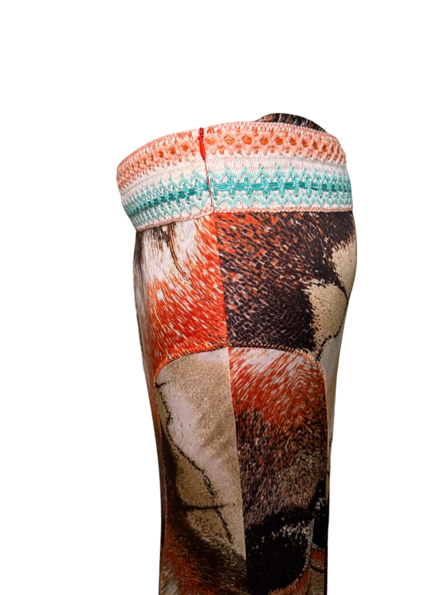 Class by Roberto Cavalli Moth-Wing Mesh Trumpet Skirt