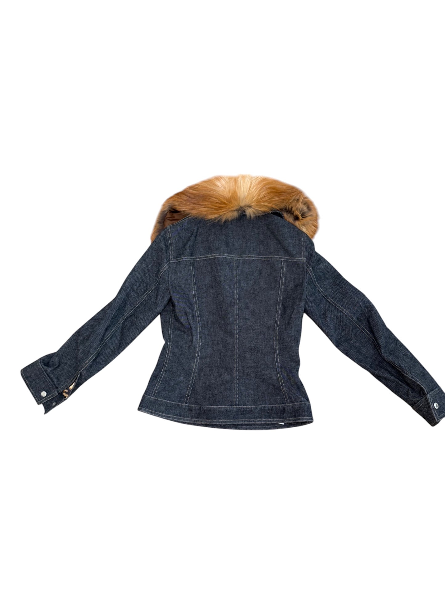 Dolce & Gabbana  Fur-Trimmed Denim Jacket – Late 1990s / Early 2000s