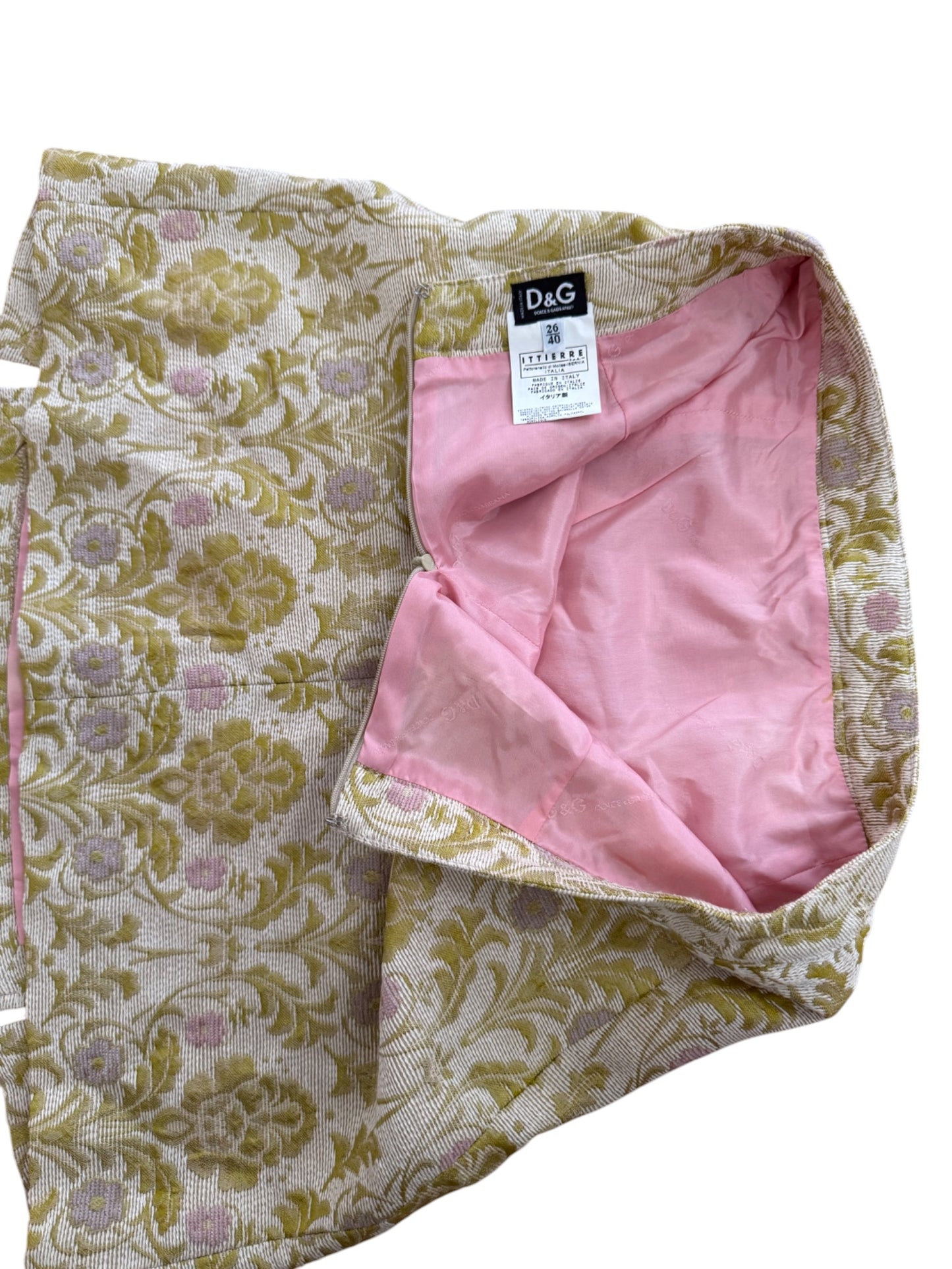 Dolce & Gabbana Jacquard 2004 skirt