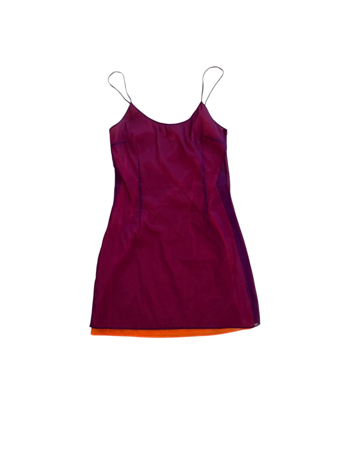 Dolce & Gabbana Two-Tone Mesh Slip Dress – 1990s