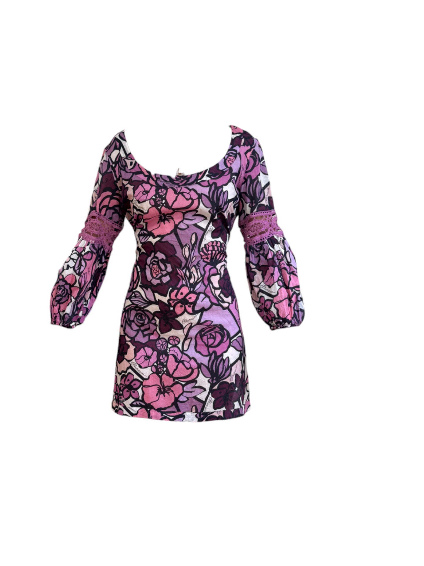 Blumarine Floral Beach Dress