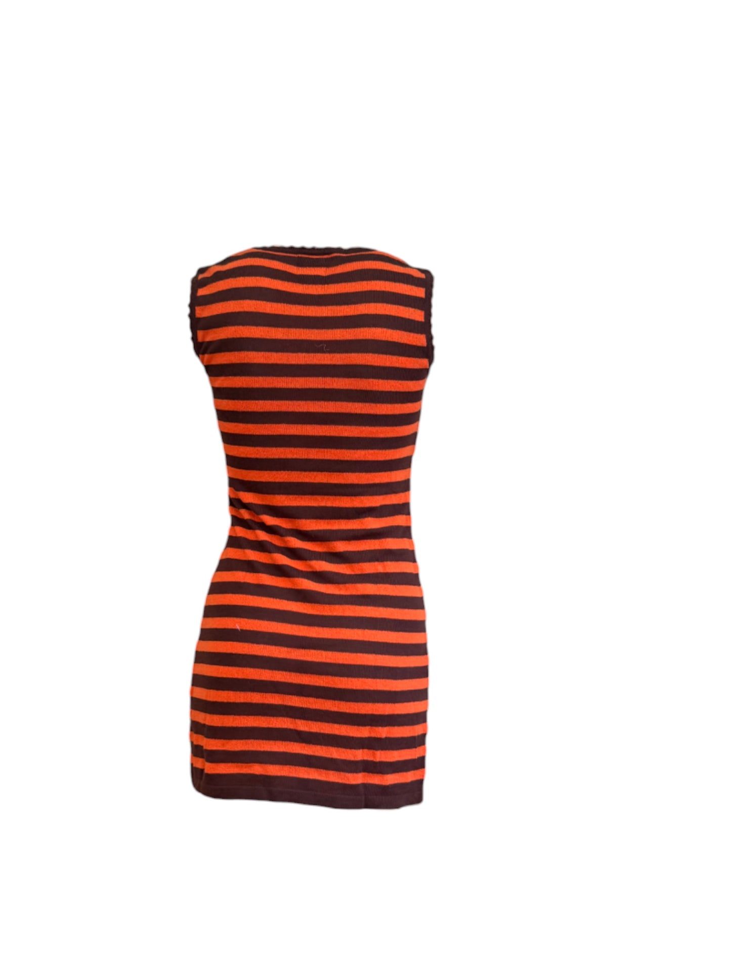 Christian Lacroix Striped Sleeveless Mini Dress