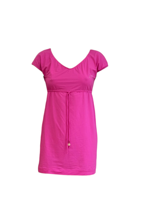 Blumarine Fuchsia Beach Mini Dress