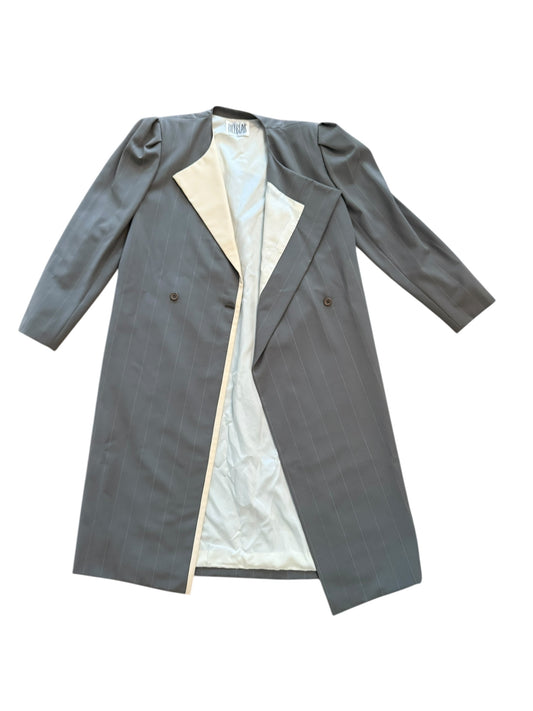 Bill Blass Pinstripe Tailored Coat