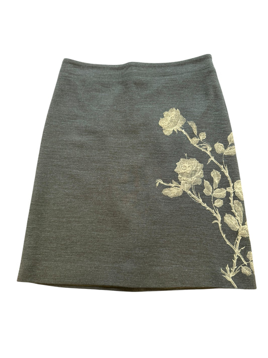 Cavalli Jeans Floral Motif Skirt