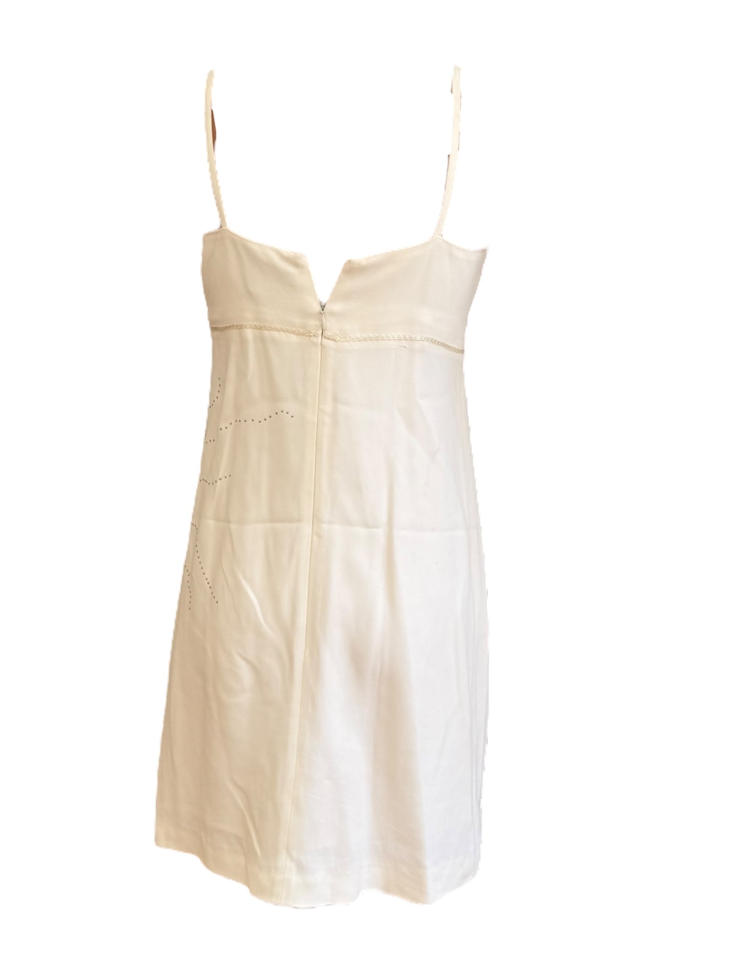 Versace White Starburst Dress