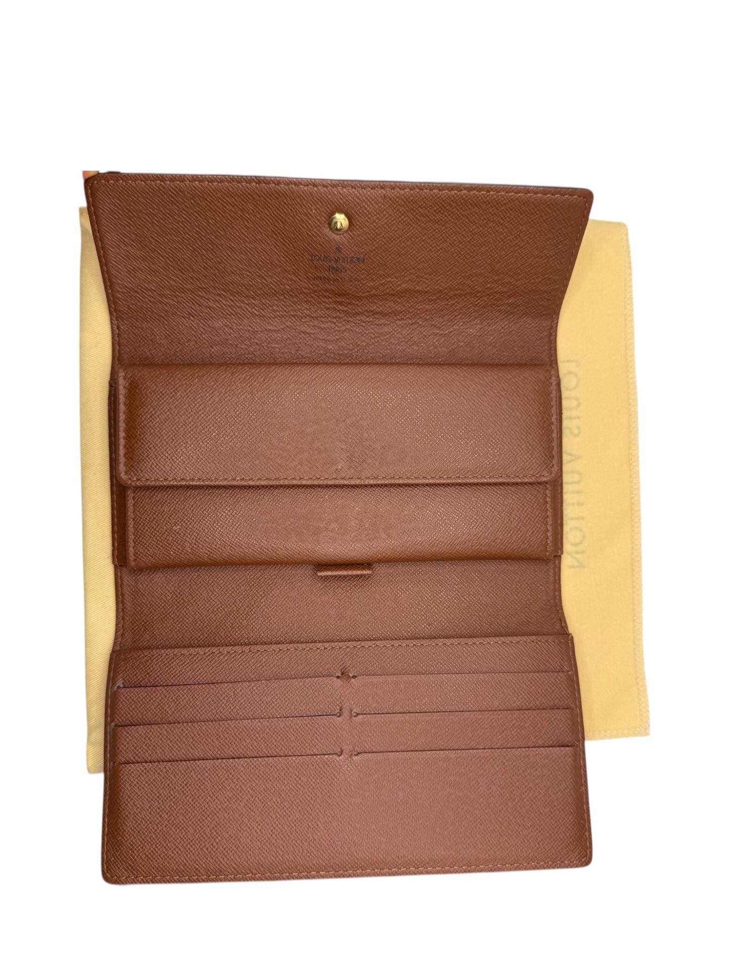 Louis Vuitton Monogram Canvas Sarah Wallet