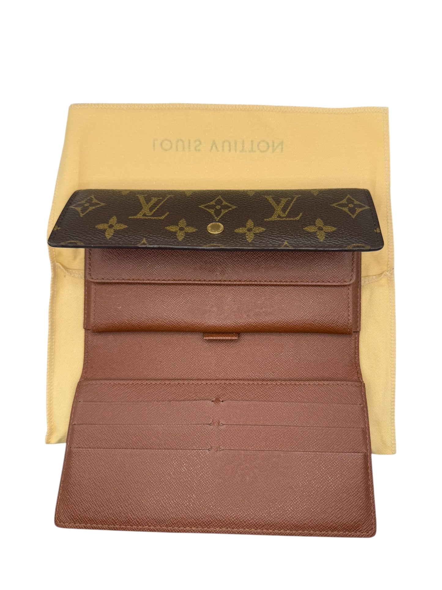 Louis Vuitton Monogram Canvas Sarah Wallet