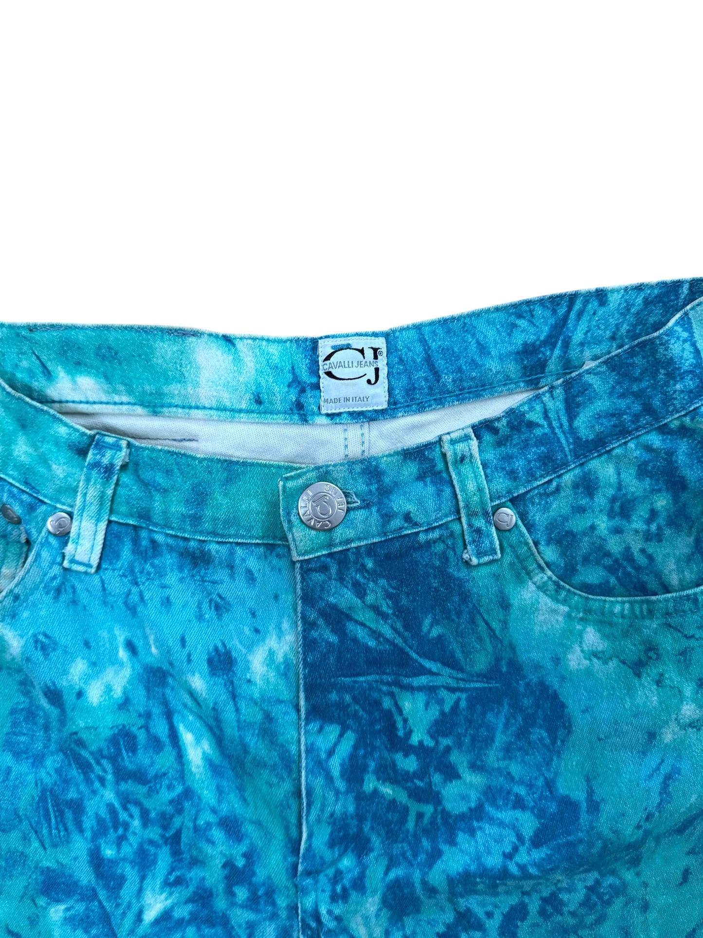 Cavalli Jeans Floral Dye Pants