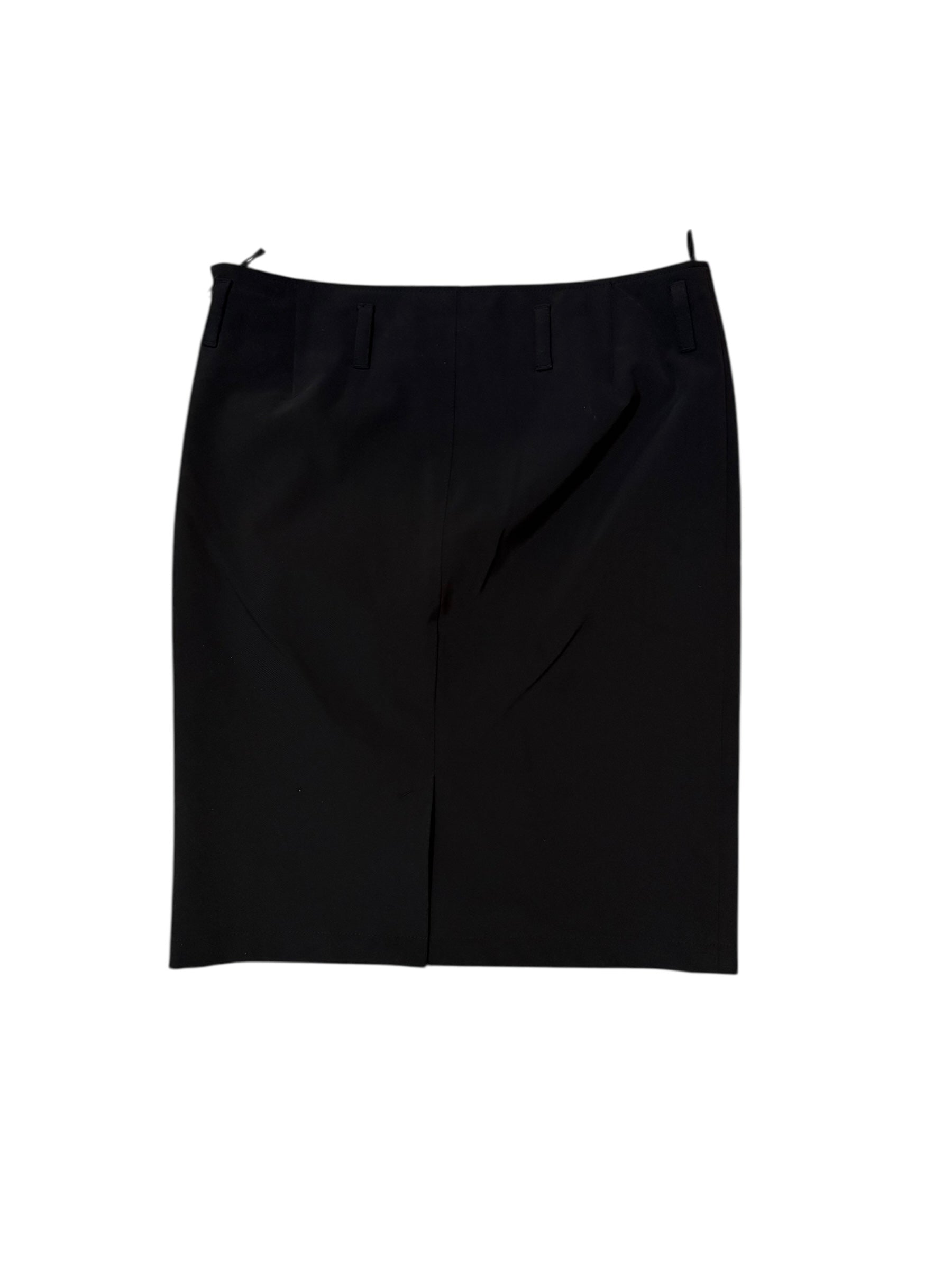 Black skirt on a white background