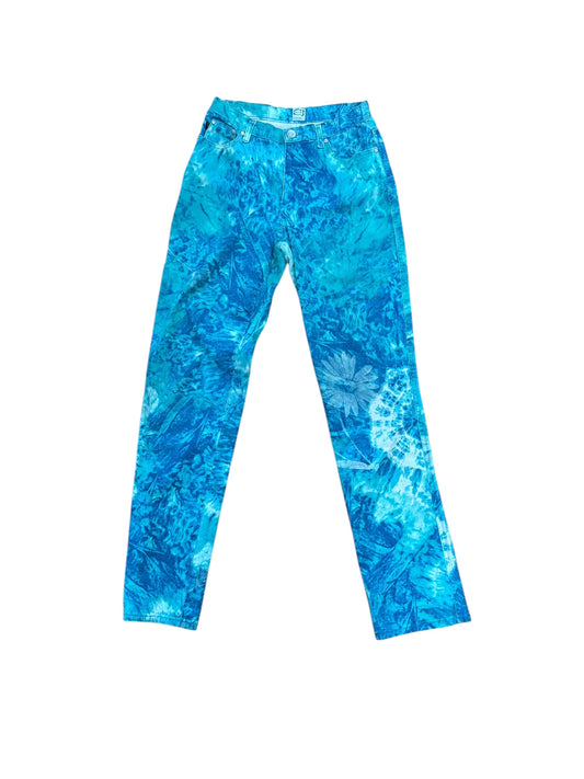 Cavalli Jeans Floral Dye Pants