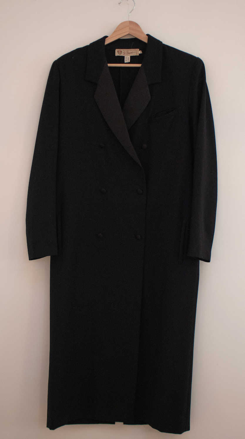 Vintage Gucci Double Breasted Cashmere/ Wool Coat