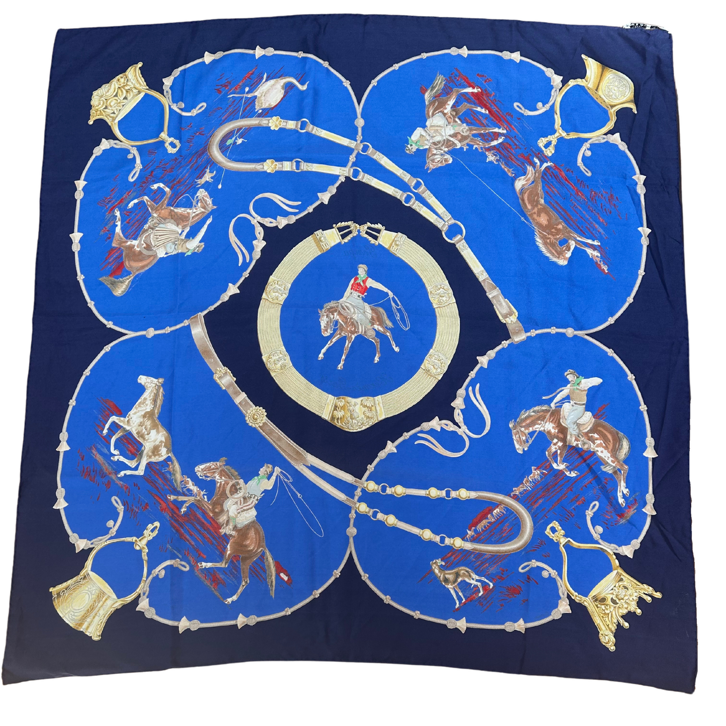 Hermes Carre 90 Pampa Scarf