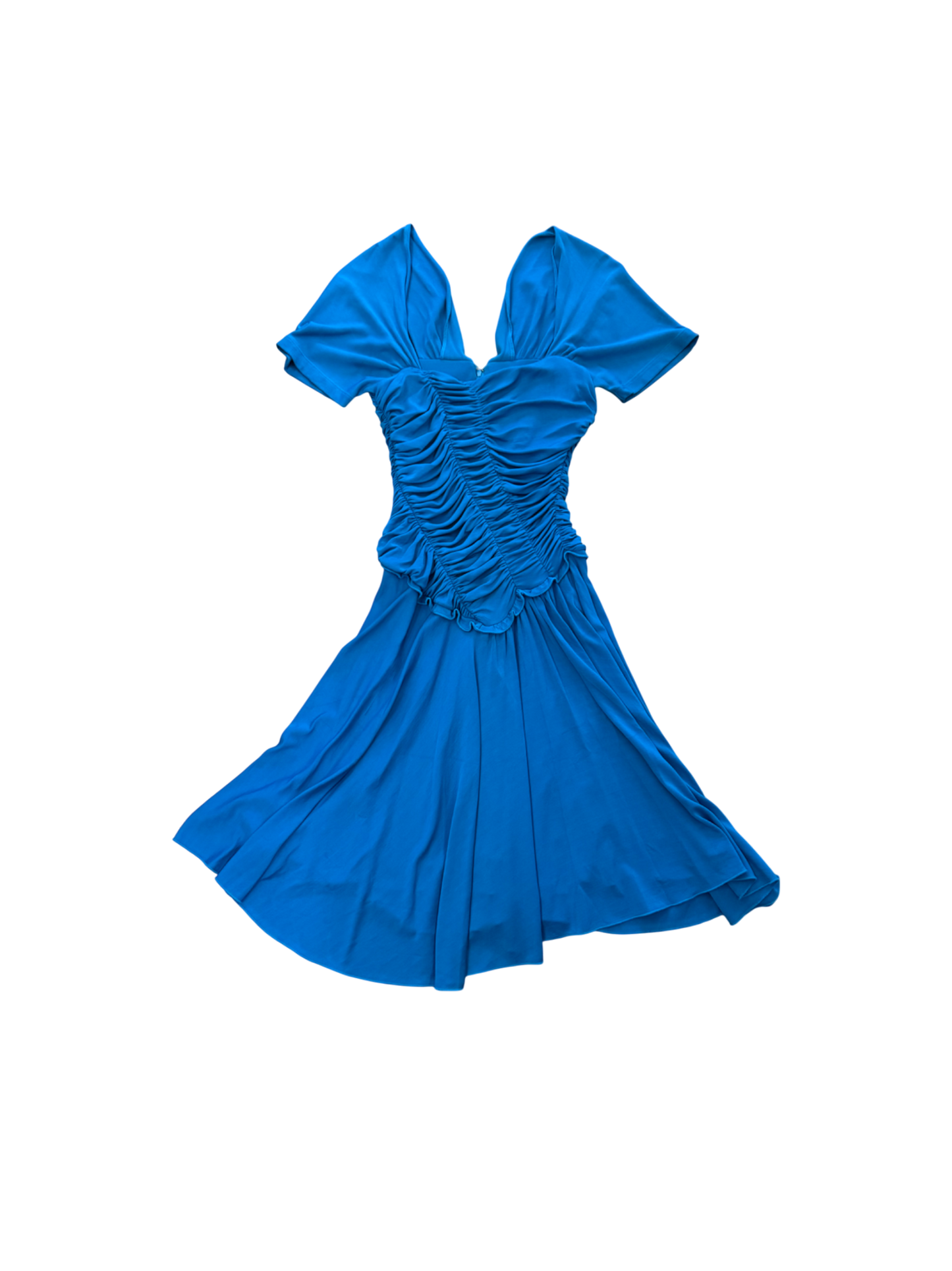 Versace Swish Cap Sleeve Dress