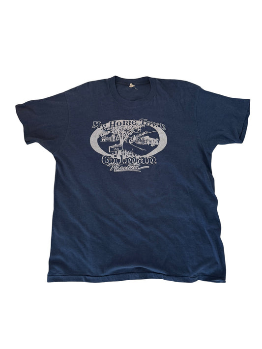 Late 70s Gilman MN Tee – “My Home Town” Local Americana Vintage