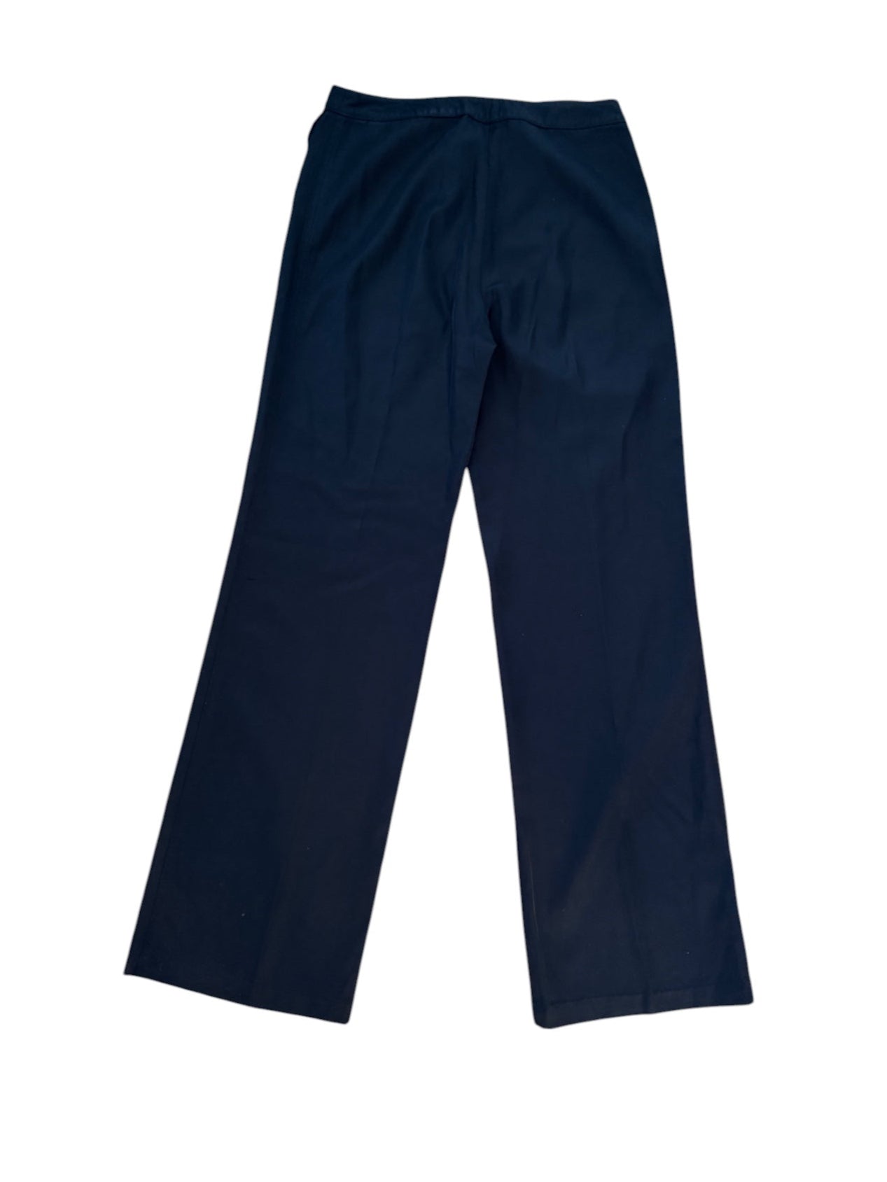 Armani Jeans Black Cotton Straight-Leg Pants