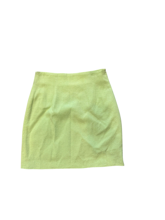 Moschino Honeydew Wool Skirt
