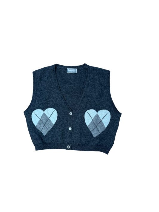 Fendissime Heart Knit Vest