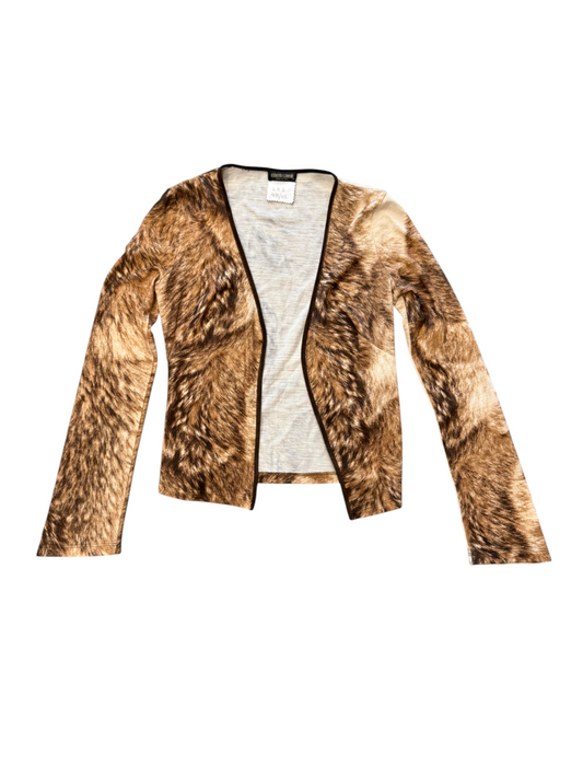 Cavalli Animal Print Cardigan