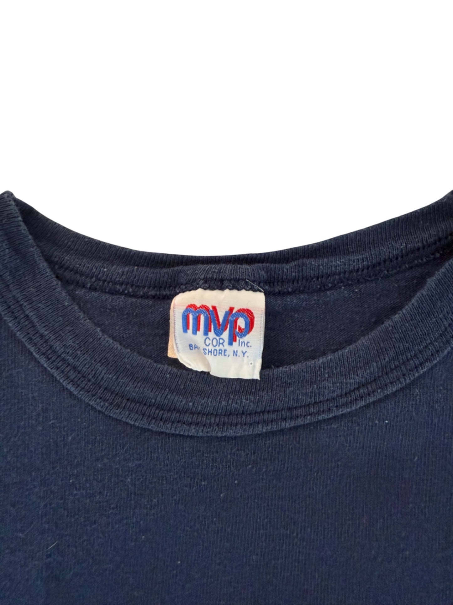1980s–90s Cal “Go Bears” Collegiate Tee – Navy & Gold Vintage School Spirit