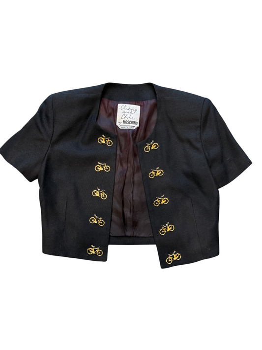 Moschino Bicycle Cropped Jacket