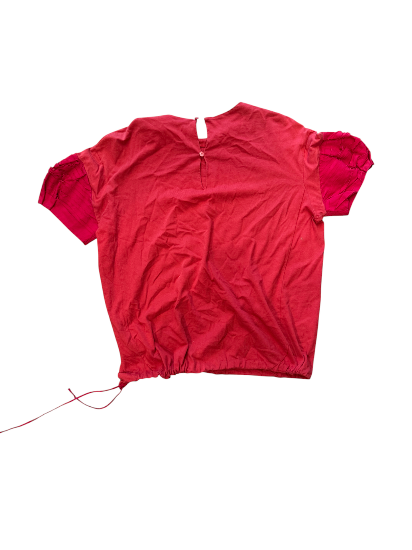 Miu Miu Ruby Ruffle Top