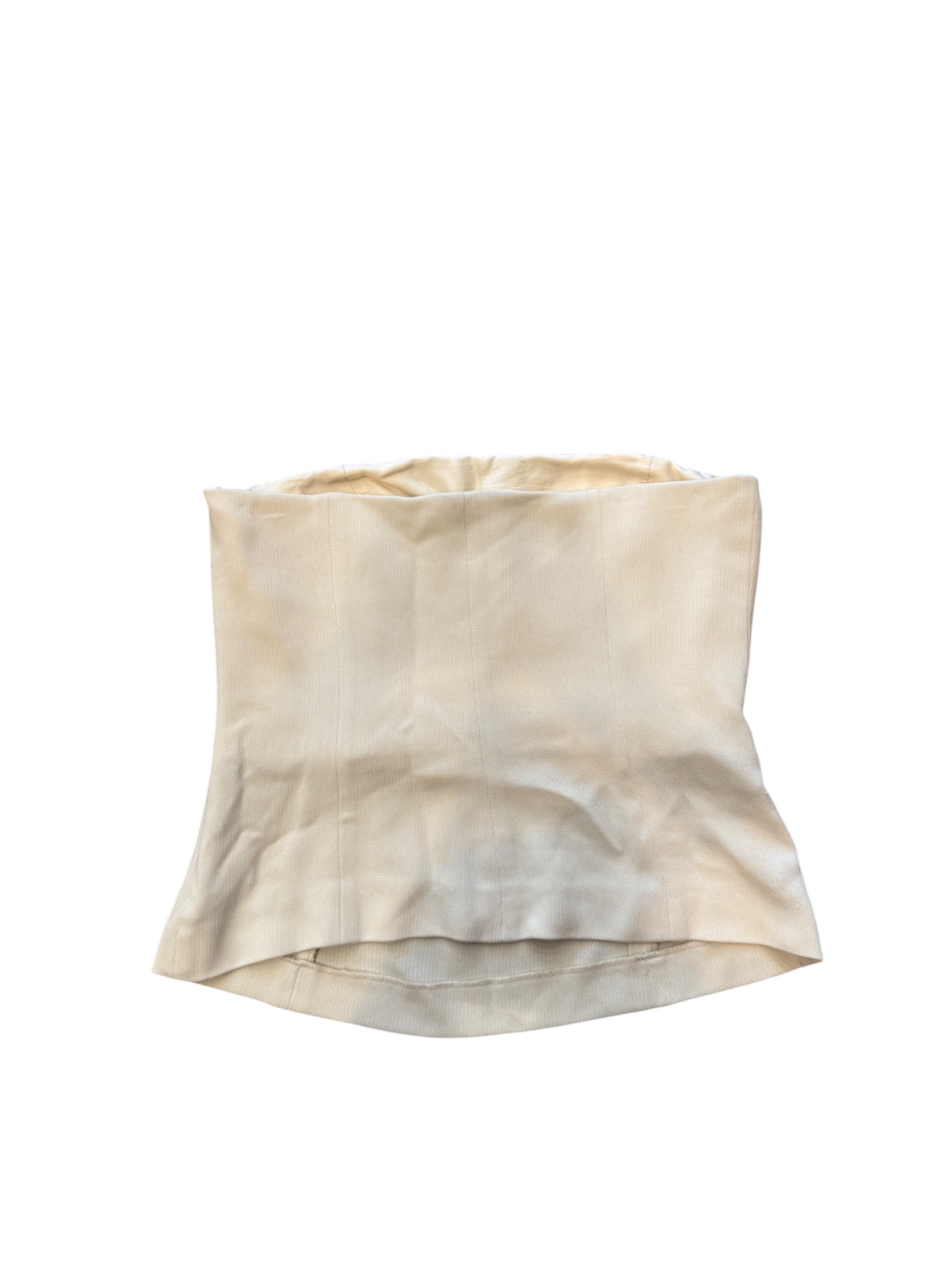 strapless Armani Beige corset top